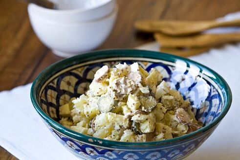 Ricetta di insalata durante una dieta proteica