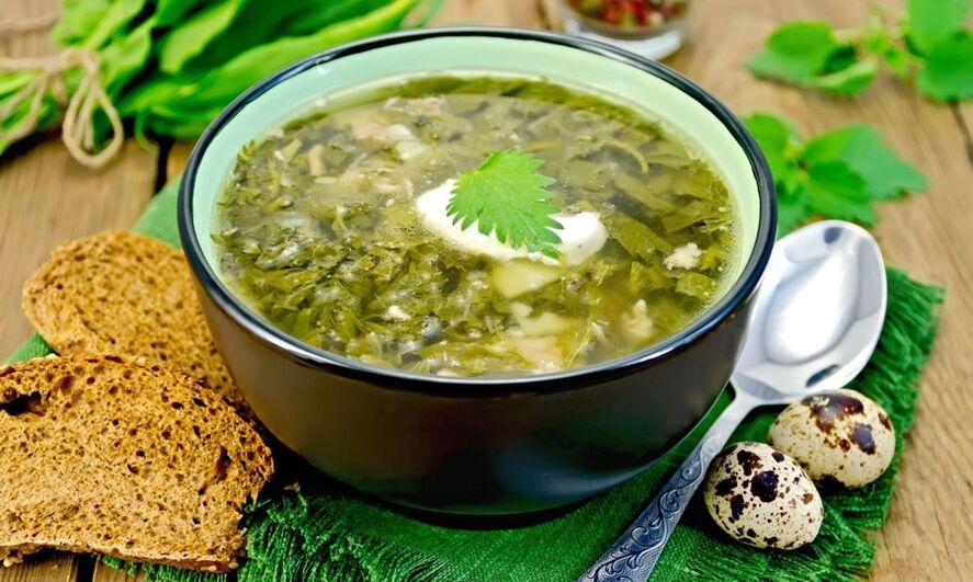 zuppa verde per una dieta pigra